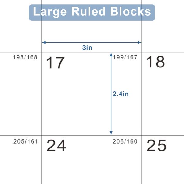 Desk Calendar 2025, 18 Months Calendar Runs from January 2025 to June 2026 - Large 17" x 12" Desktop/Wall Monthly Calendar for Home School, or Office - 2025 New Edition, Floral Pattern - Image 4